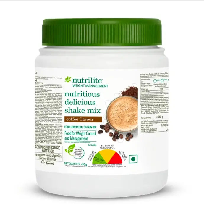 Amway NUTRILITE Nutritious Delicious Shake Mix - Coffee Flavor