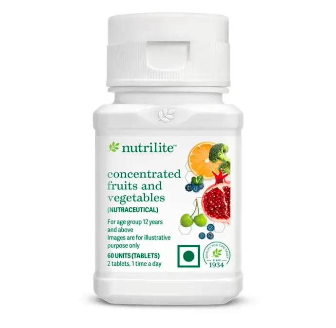 Amway NUTRILITE Concentrated Fruits and Vegetables- 60 Units