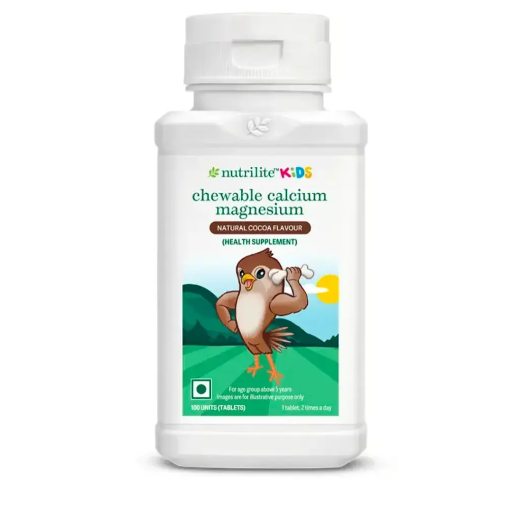Amway NUTRILITE Kids Chewable Calcium Magnesium Cocoa - 100N