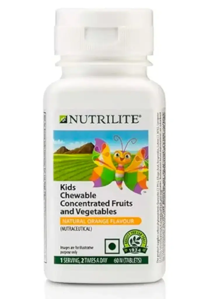Amway NUTRILITE Kids Chewable Concentrated Fruits & Vegetables - 60N